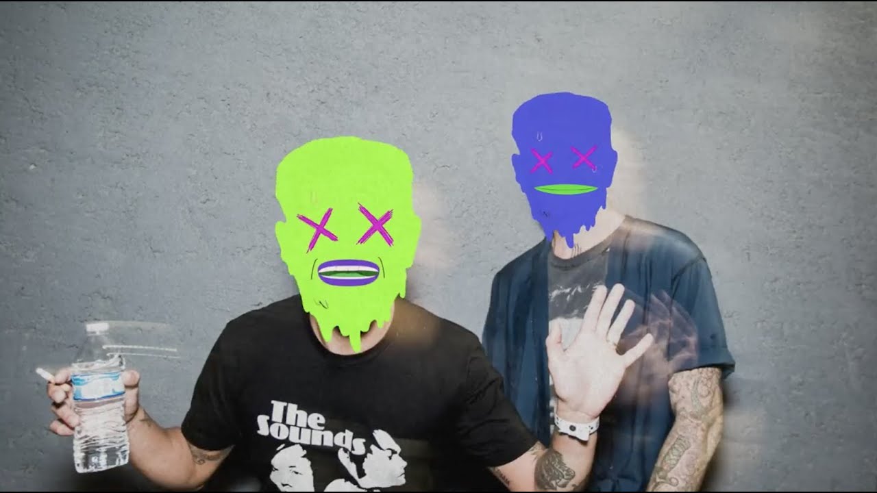 Still from The Thing About Us animated lyric video
